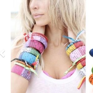 Live Worldly Jewelry - PINK/PURPLE Brazilian-Eco Bangle -MEDIUM size Live Worldly Jewelry - PINK/PURPLE Brazilian-Eco Bangle -MEDIUM size